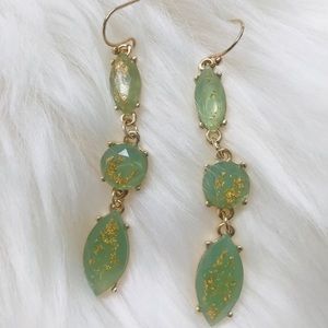 Jade earrings